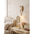 Load image into Gallery viewer, Porcelain Rose Vine Wall Sconce
