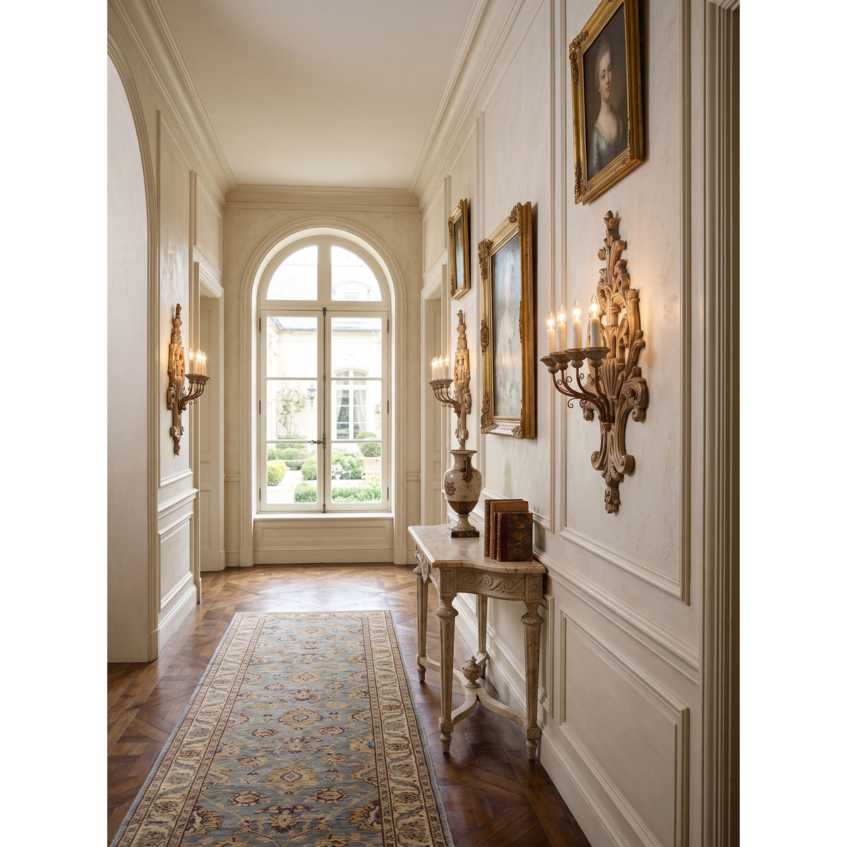Florentine Wood Wall Lamp