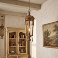 Bild in Galerie-Betrachter laden, French Woodcarving Lantern Pendant Lamp
