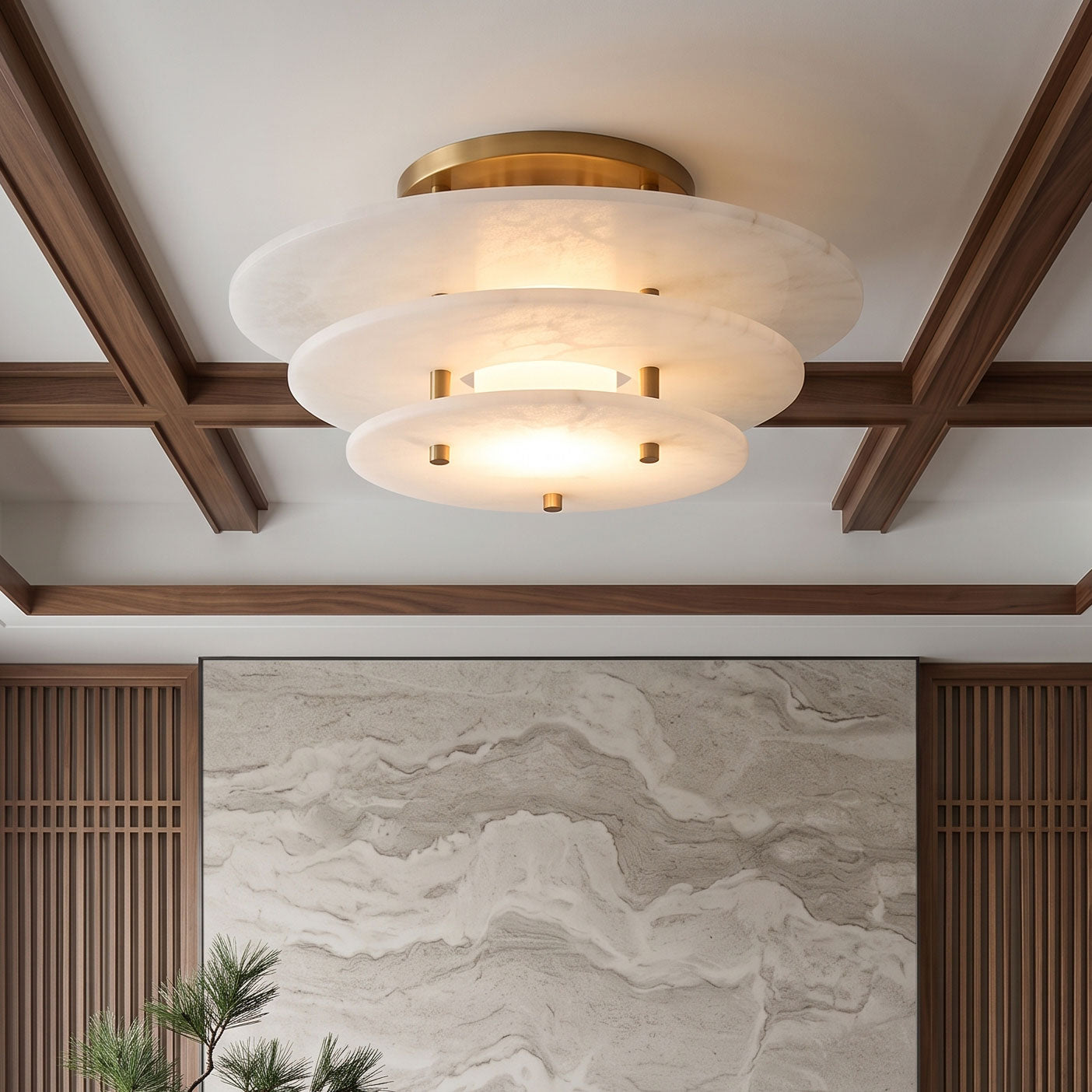Gatsby Alabaster Ceiling Lamp