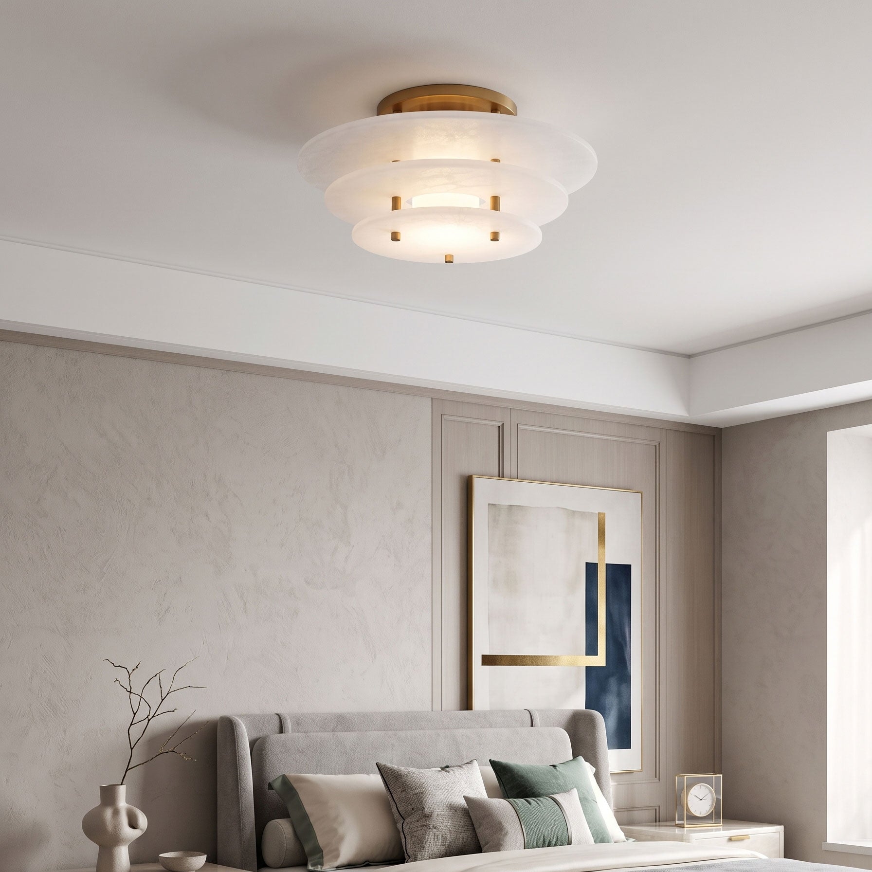 Gatsby Alabaster Ceiling Lamp
