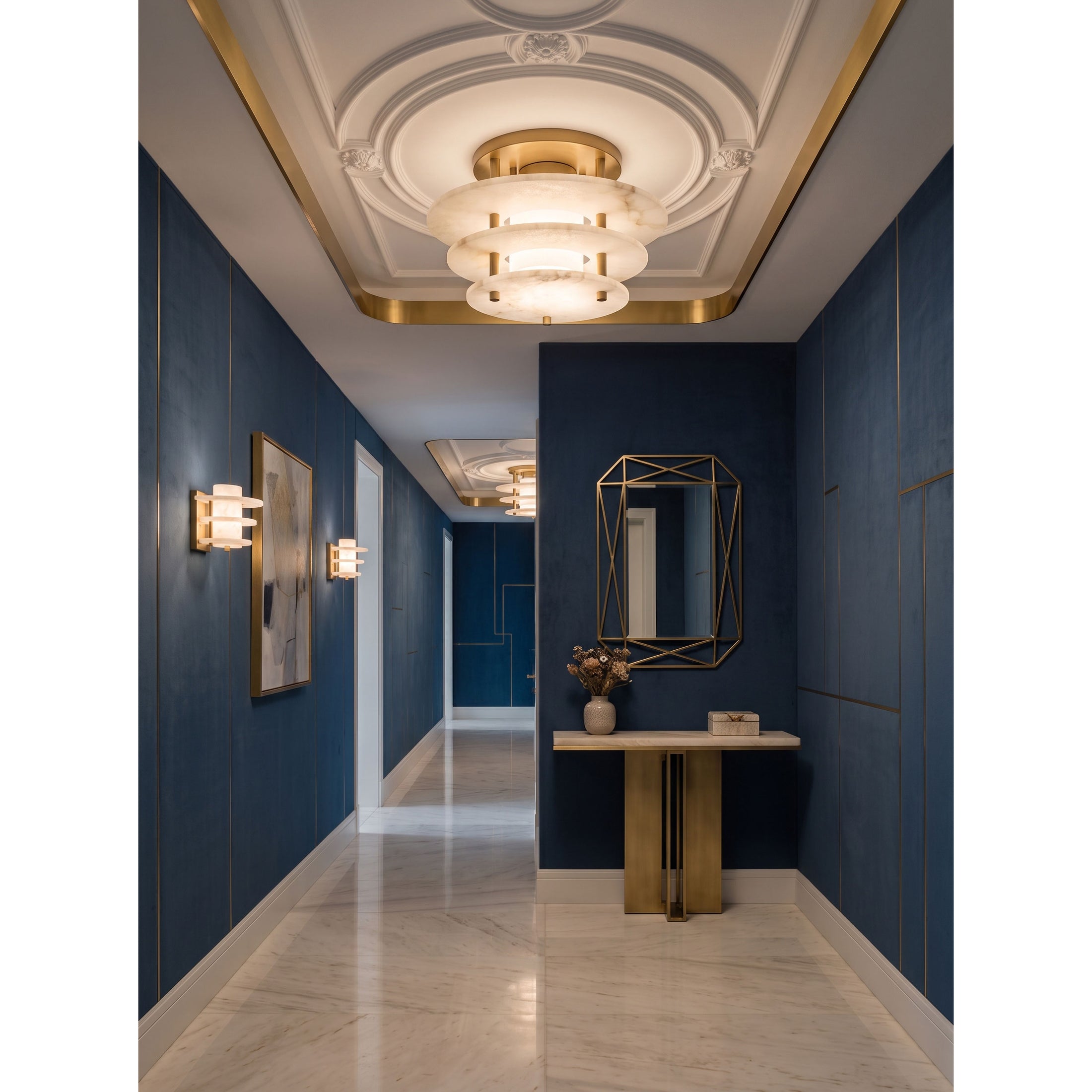 Gatsby Alabaster Ceiling Lamp