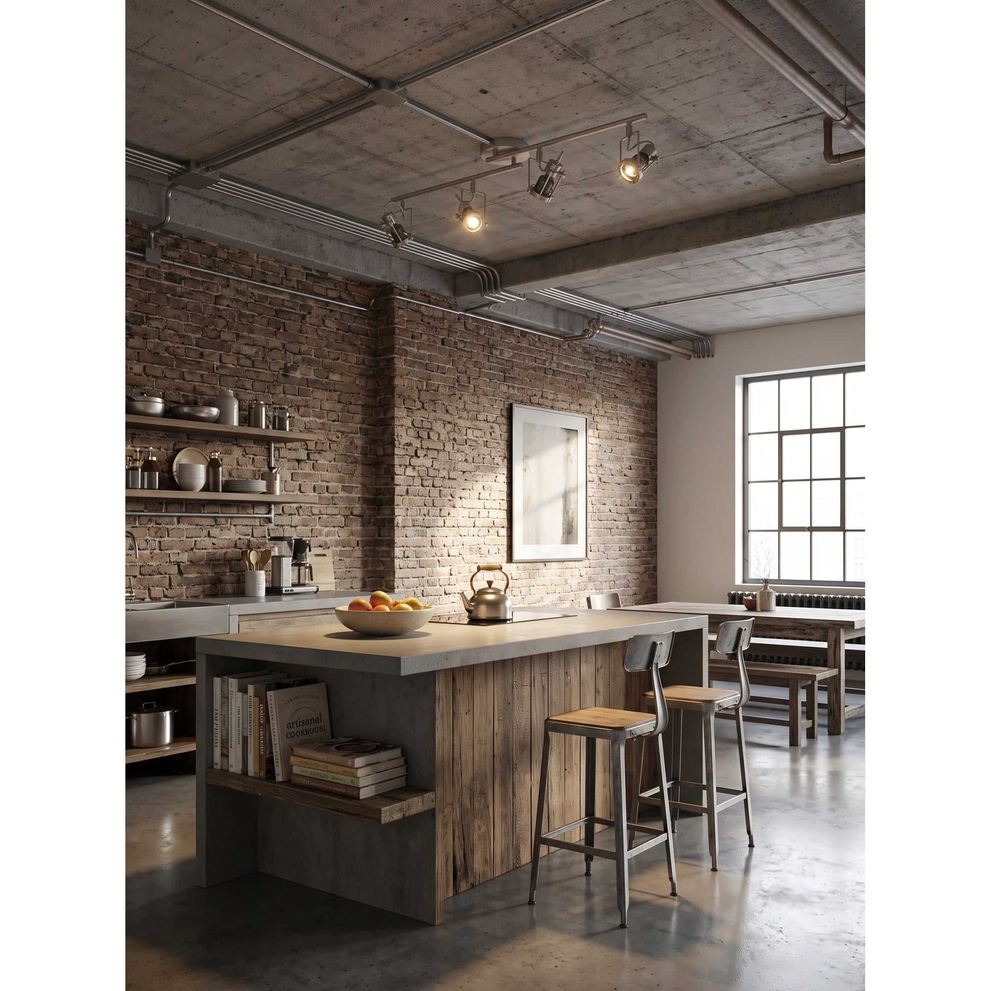 Lucide Industrial Track Ceiling Lamp