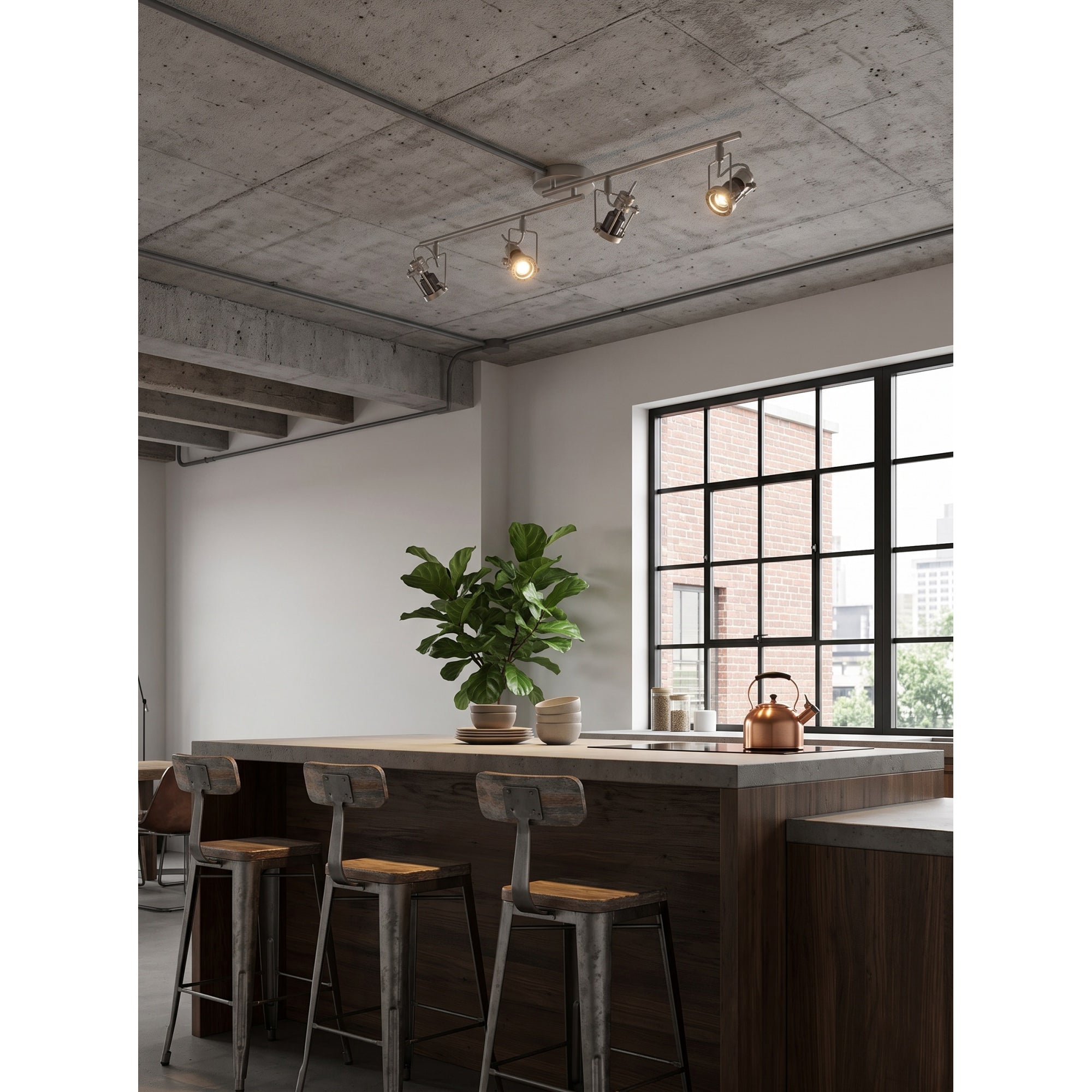 Lucide Industrial Track Ceiling Lamp