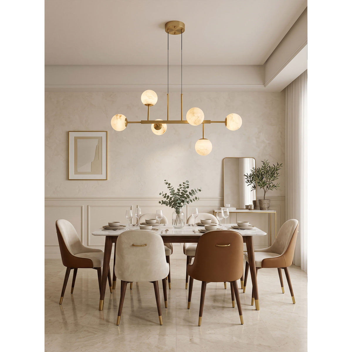 Maytoni Uva Alabaster Chandelier