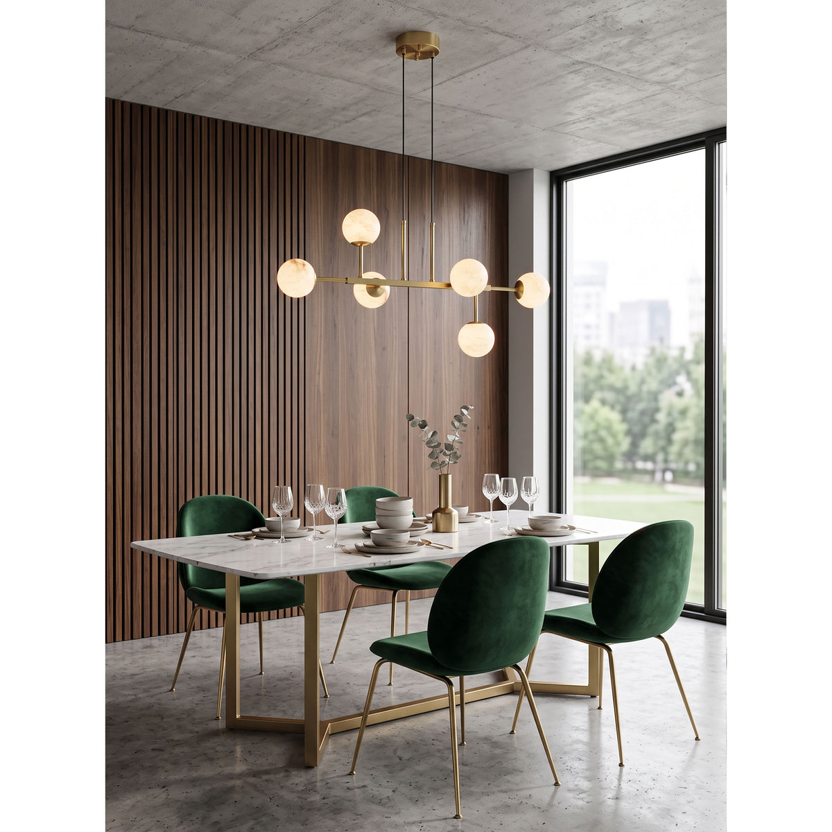 Maytoni Uva Alabaster Chandelier