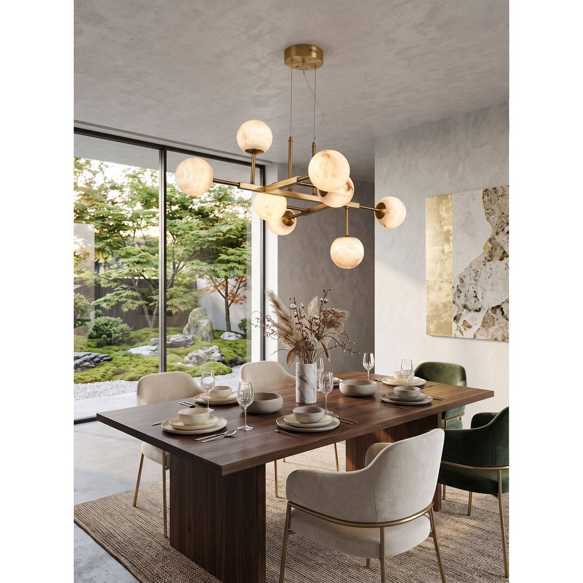 Maytoni Uva Alabaster Chandelier