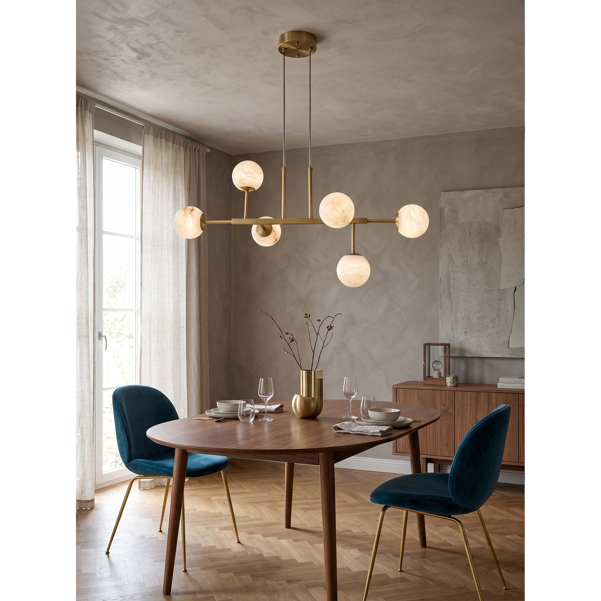 Maytoni Uva Alabaster Chandelier