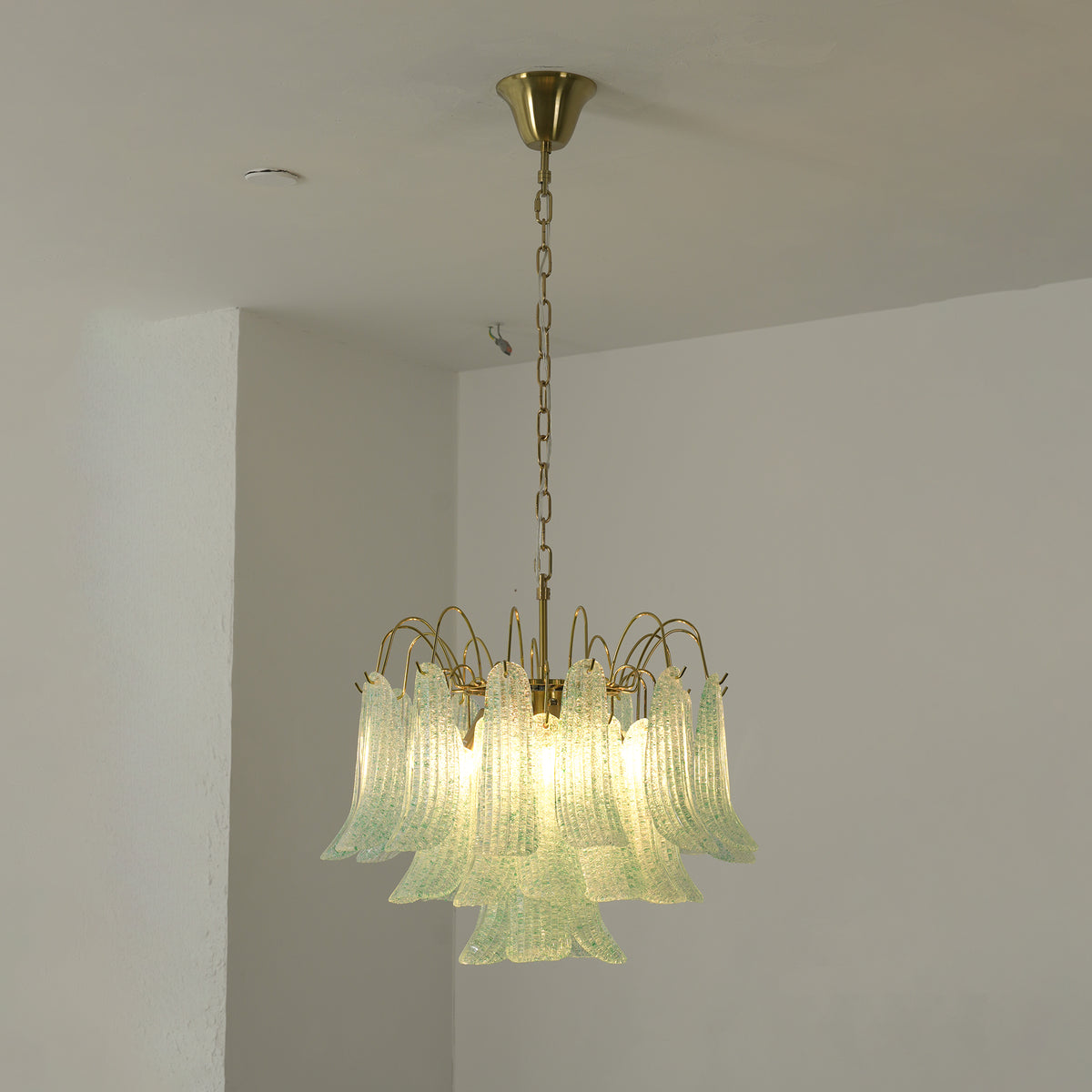 Lampadario a Livelli in Vetro Confetti