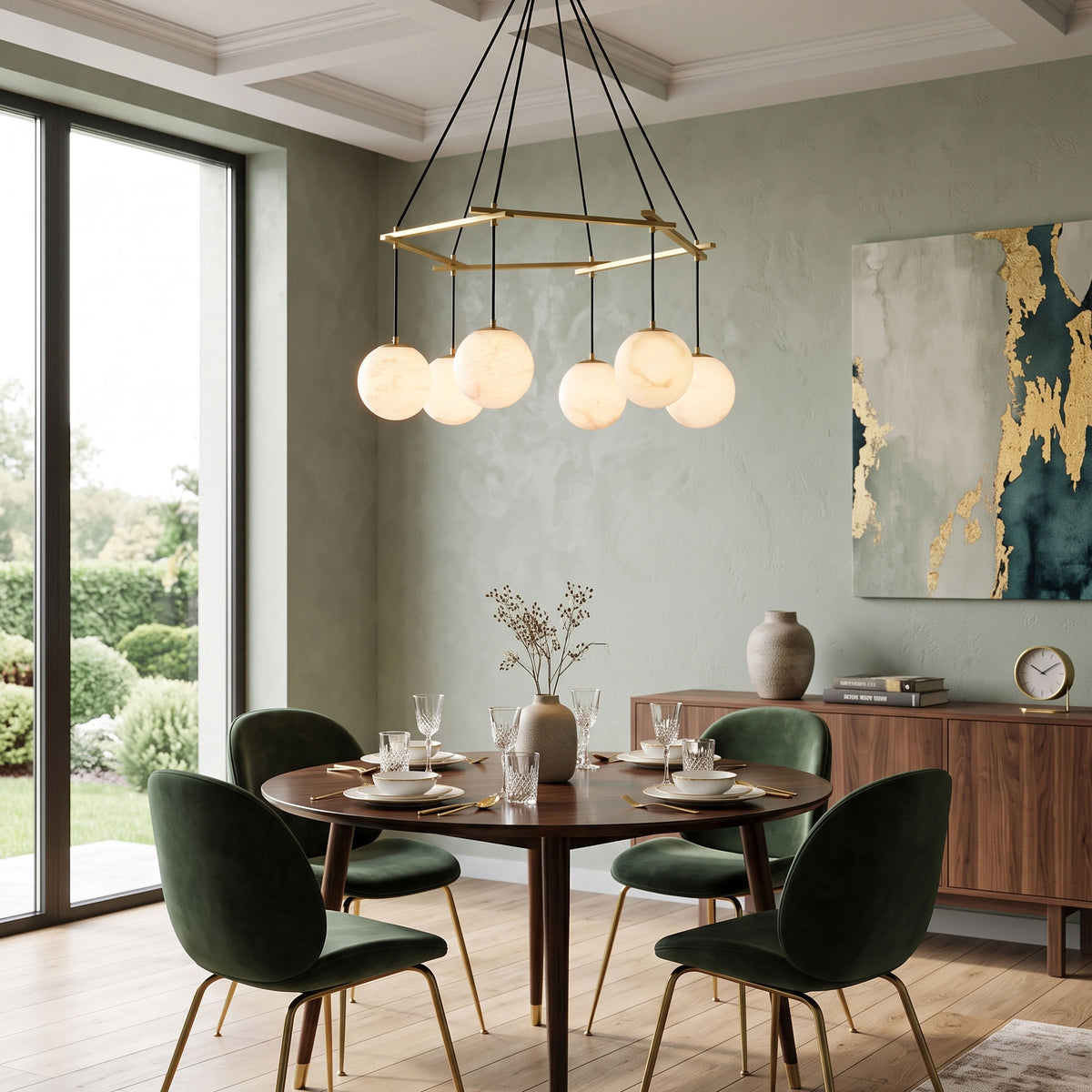 Miira Alabaster Chandelier