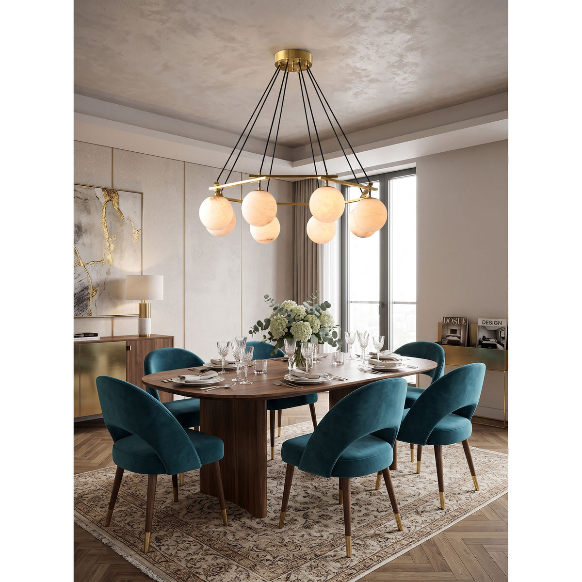 Miira Alabaster Chandelier