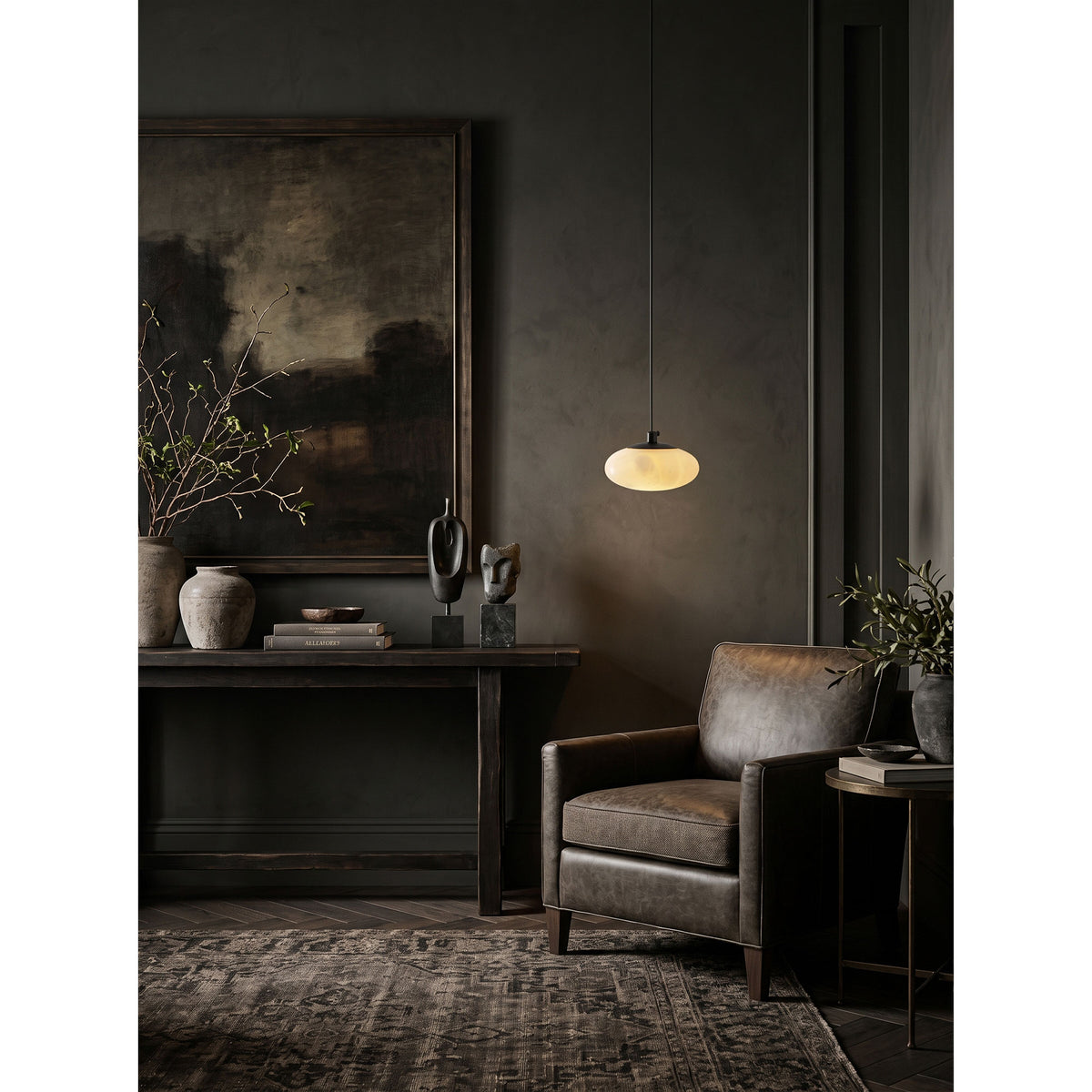 Moonstone Alabaster Pendant Lamp