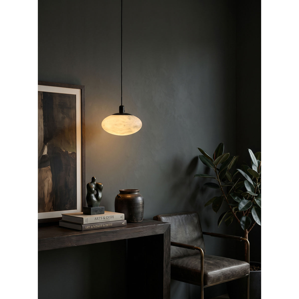 Moonstone Alabaster Pendant Lamp