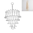 Load image into Gallery viewer, Tiered Petal Glass Chandelier
