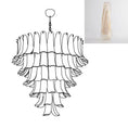 Load image into Gallery viewer, Tiered Petal Glass Chandelier
