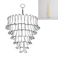 Load image into Gallery viewer, Tiered Petal Glass Chandelier
