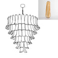 Load image into Gallery viewer, Tiered Petal Glass Chandelier
