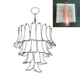 Load image into Gallery viewer, Tiered Petal Glass Chandelier
