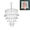 Load image into Gallery viewer, Tiered Petal Glass Chandelier

