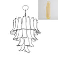 Load image into Gallery viewer, Tiered Petal Glass Chandelier
