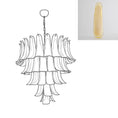 Load image into Gallery viewer, Tiered Petal Glass Chandelier
