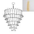 Load image into Gallery viewer, Tiered Petal Glass Chandelier
