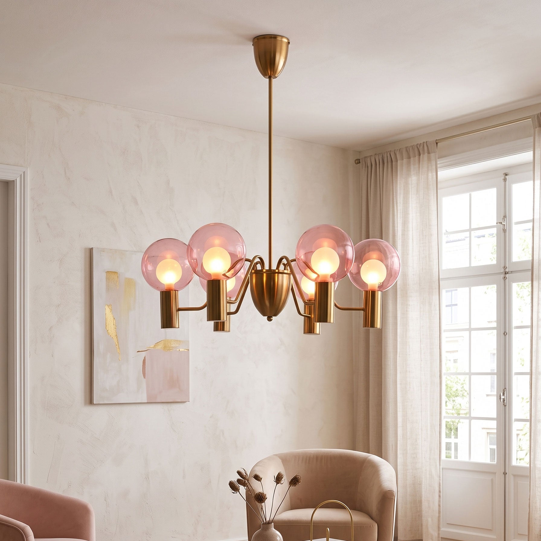 Lustre en verre Patricia