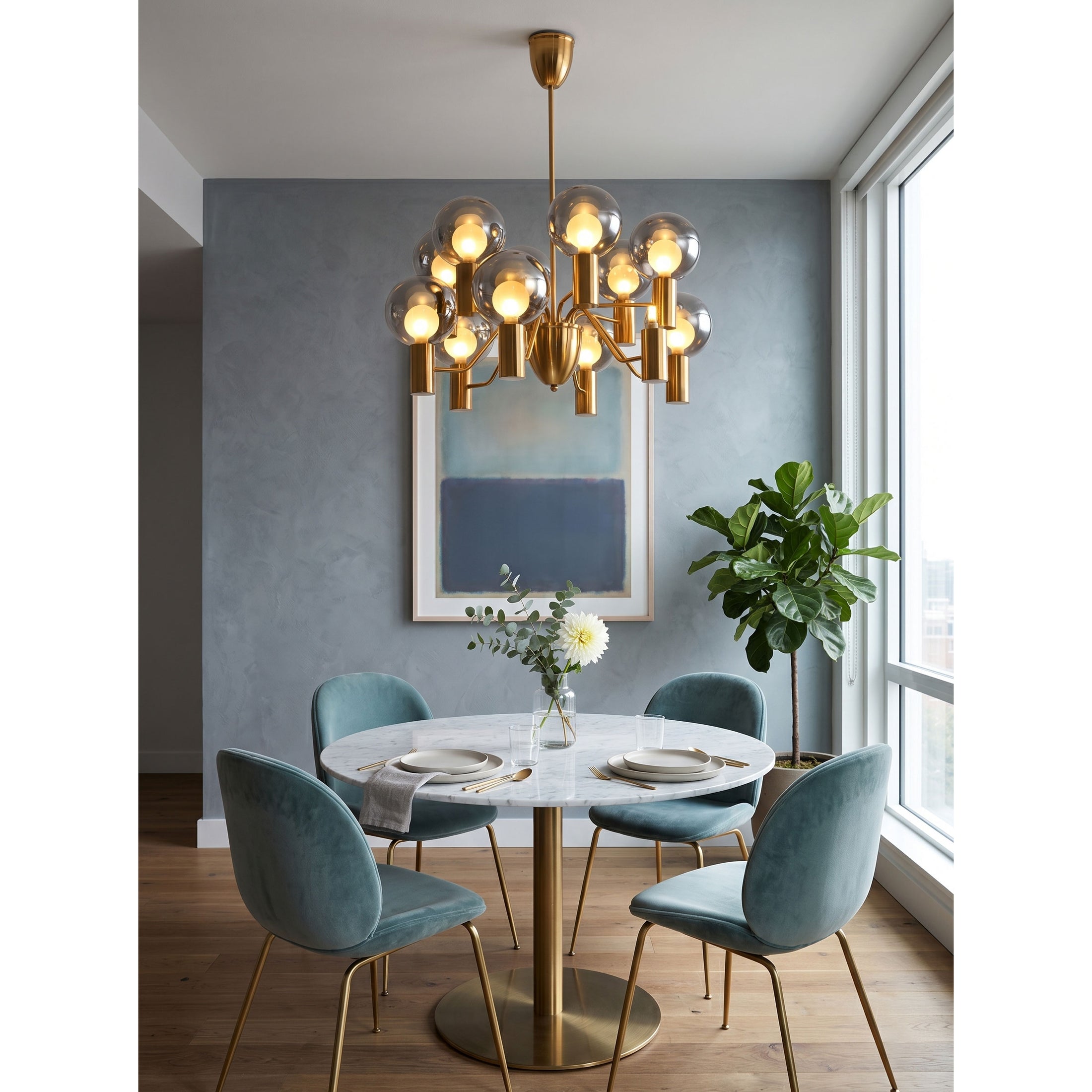 Lustre en verre Patricia