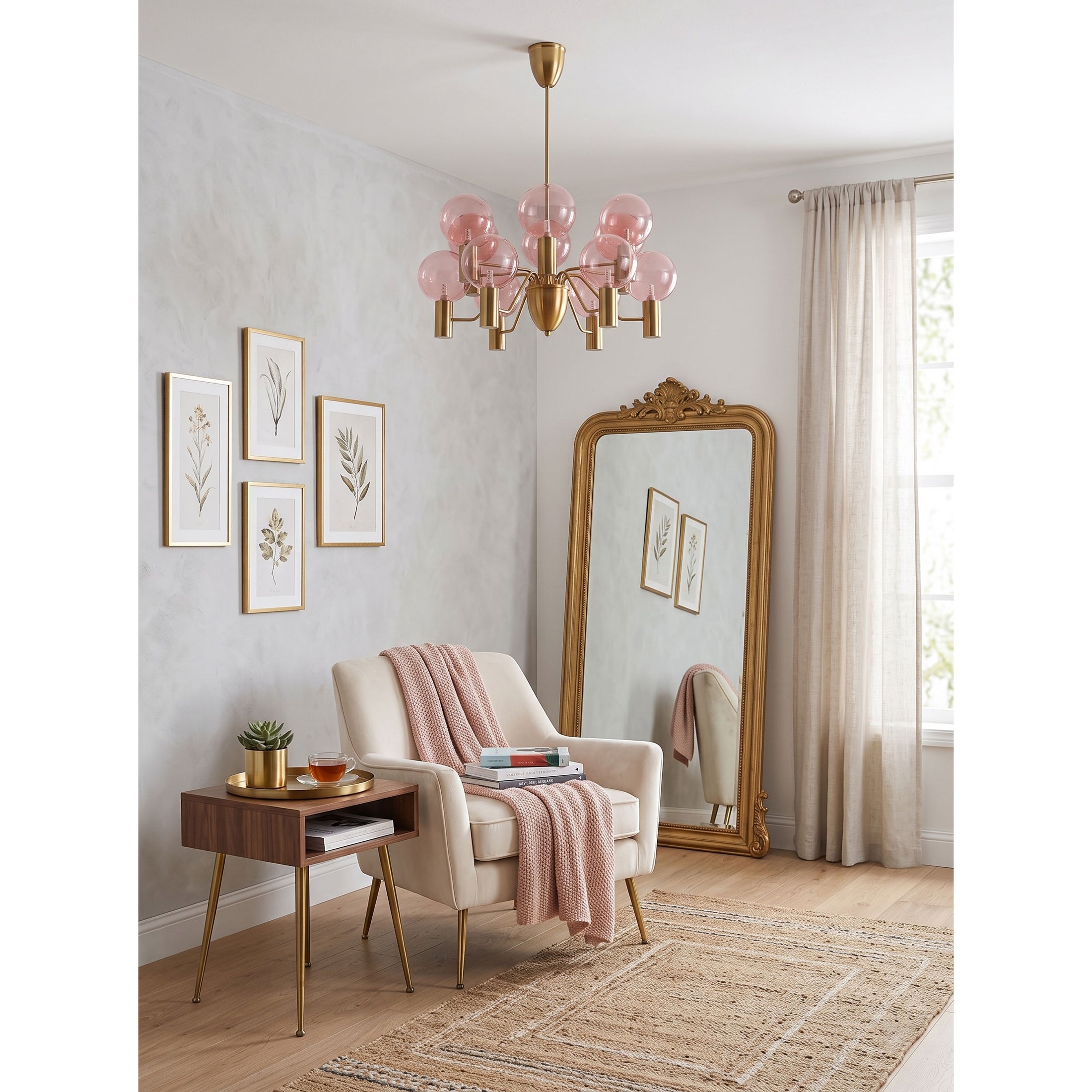 Lustre en verre Patricia