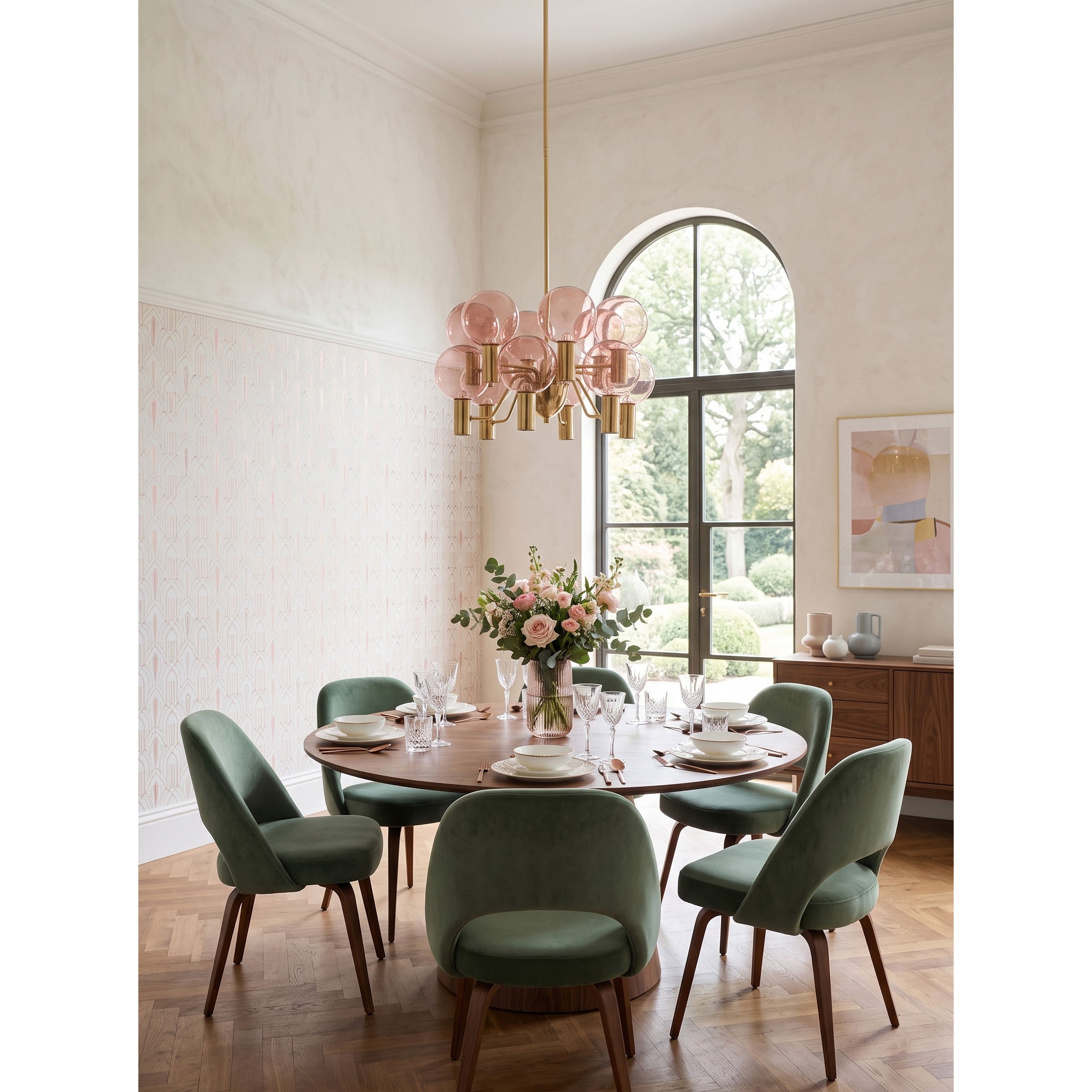 Lustre en verre Patricia