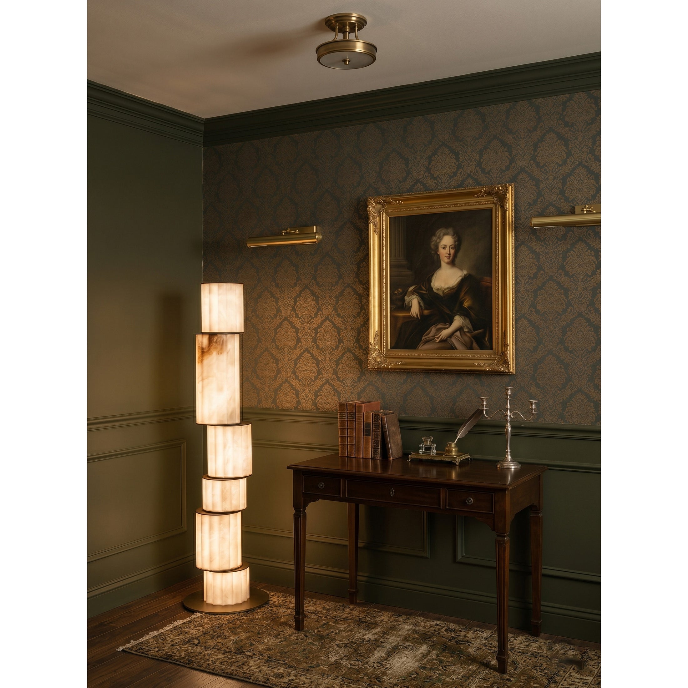 Apadana Alabaster Floor Lamp