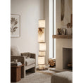 Load image into Gallery viewer, Apadana Alabaster Floor Lamp
