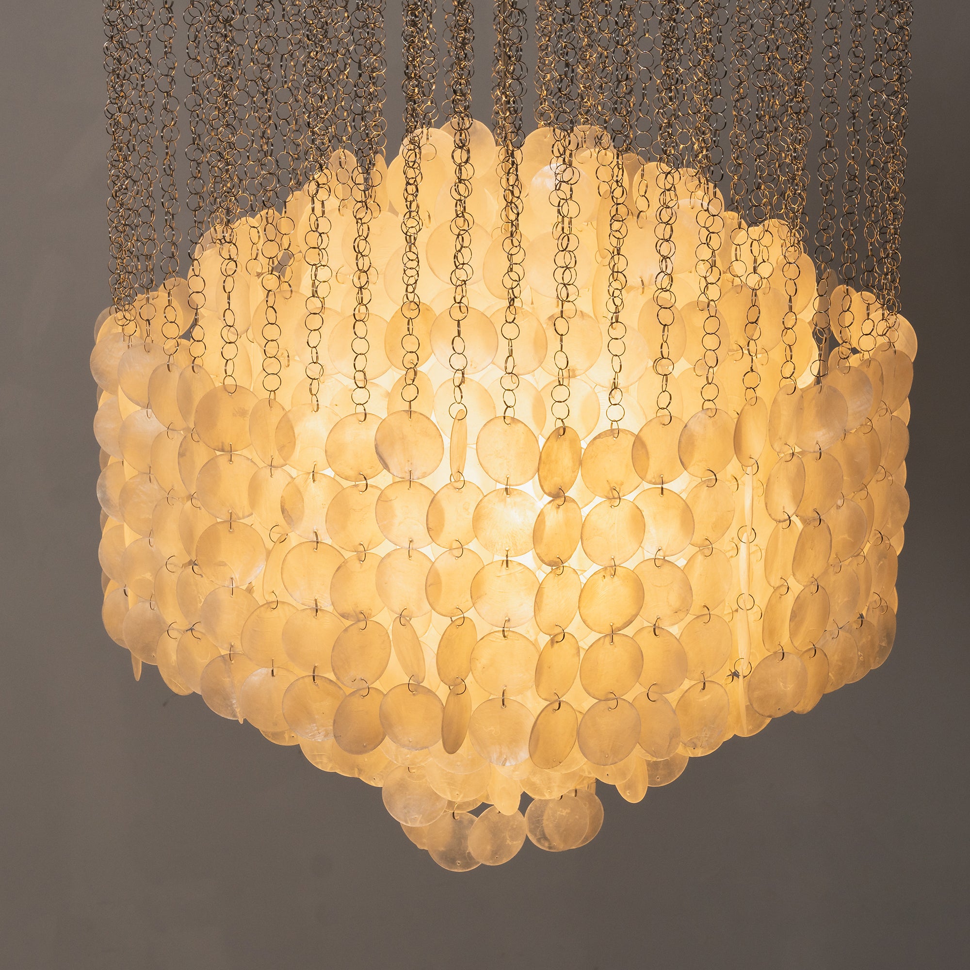 Shell Waterfall Chandelier
