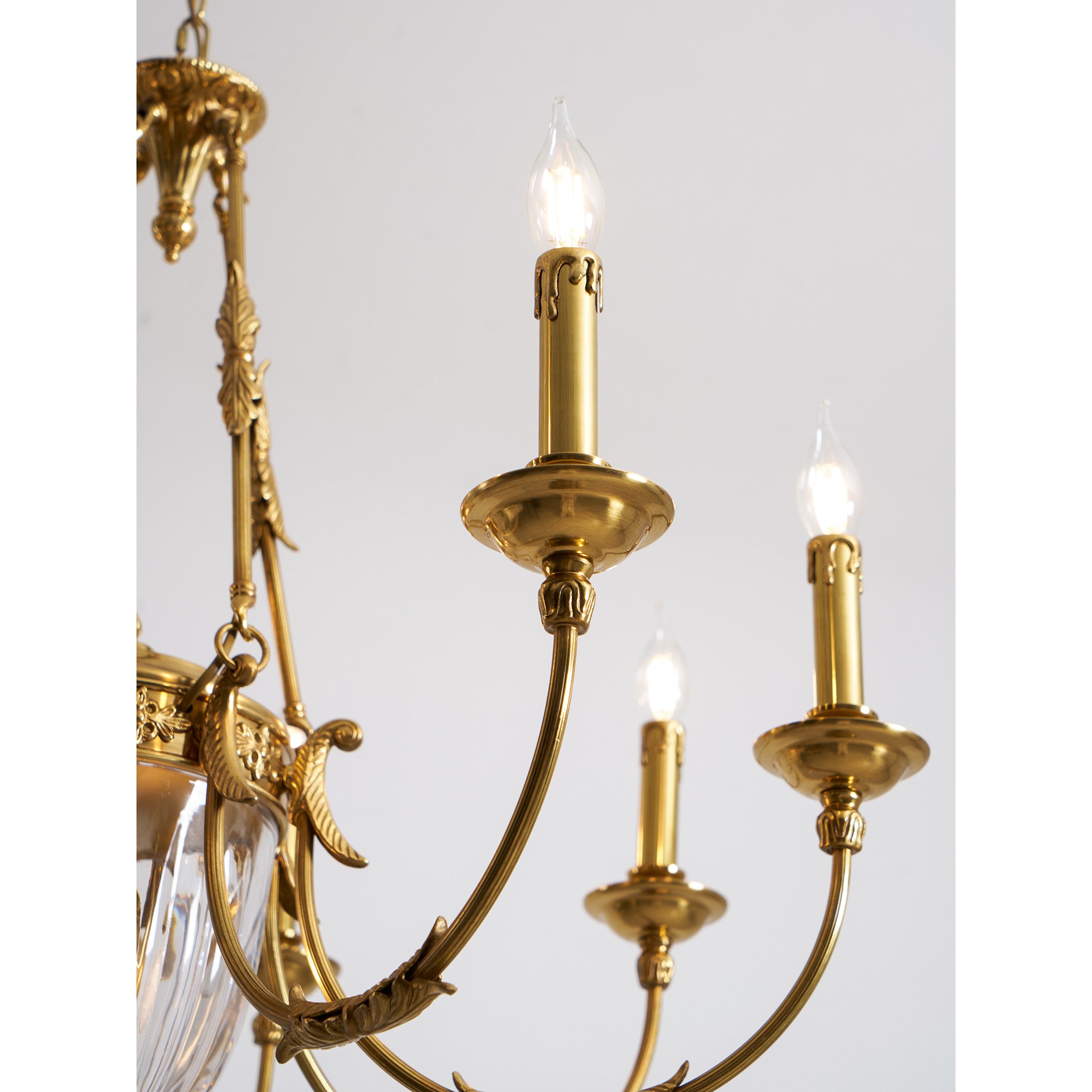 Ashford Brass Chandelier