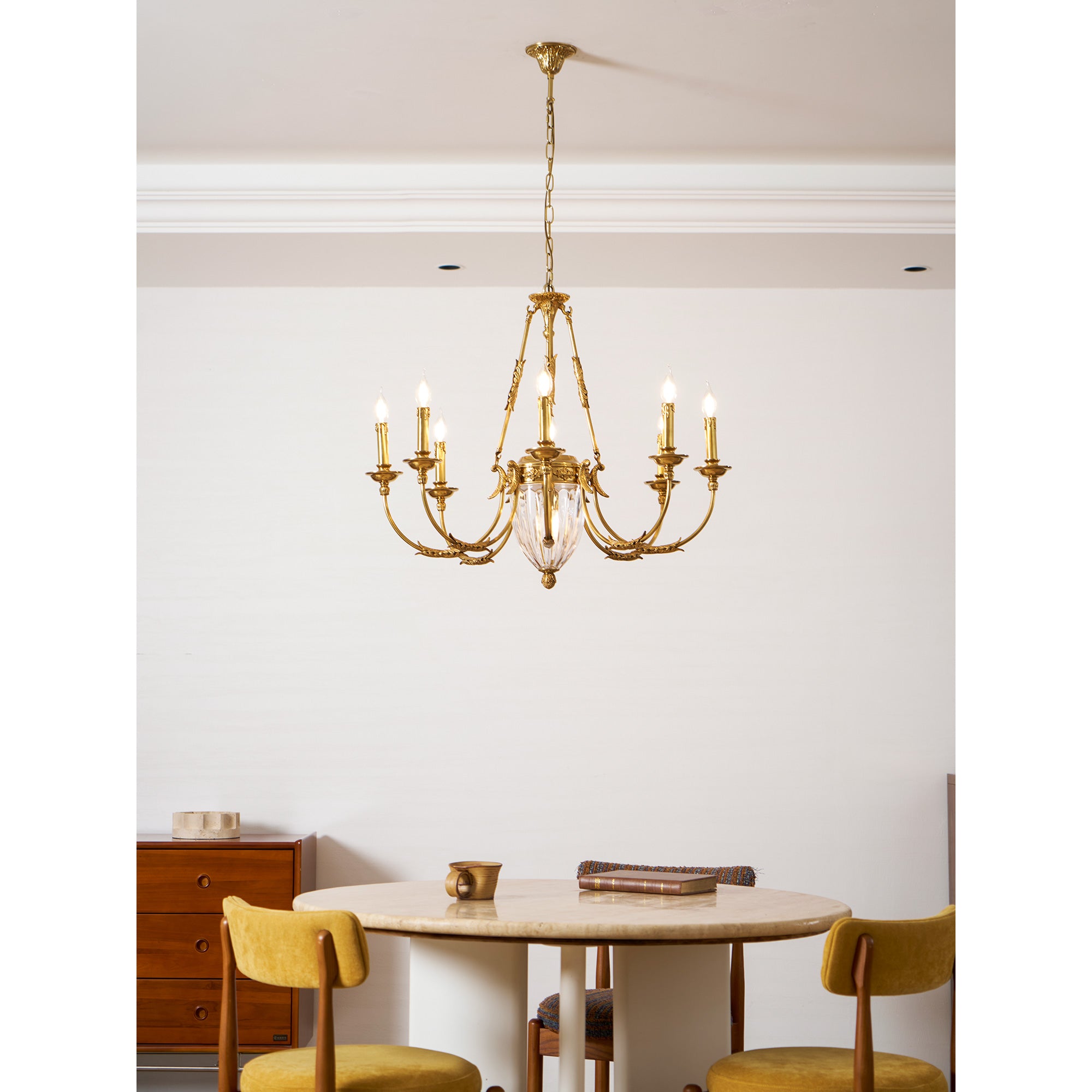 Ashford Brass Chandelier