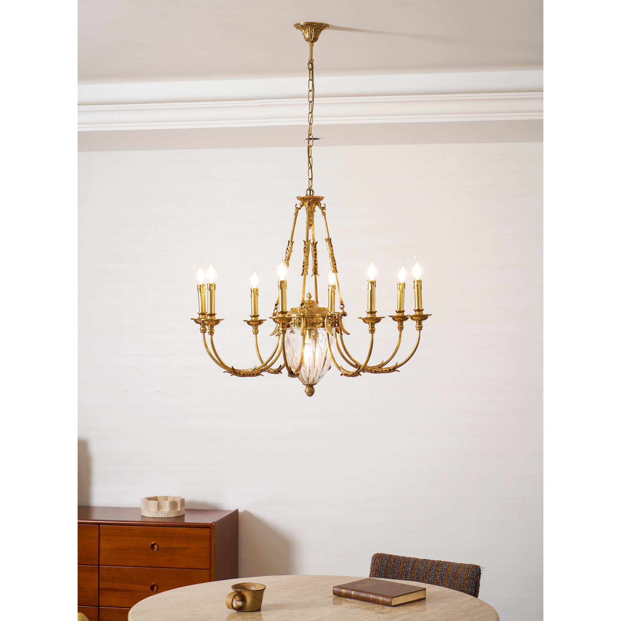 Ashford Brass Chandelier