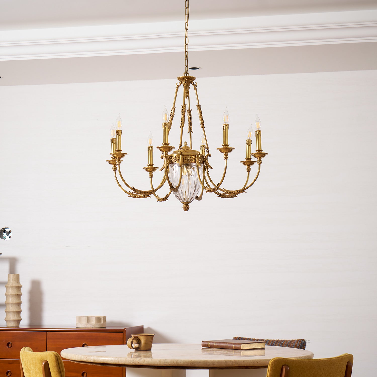 Ashford Brass Chandelier