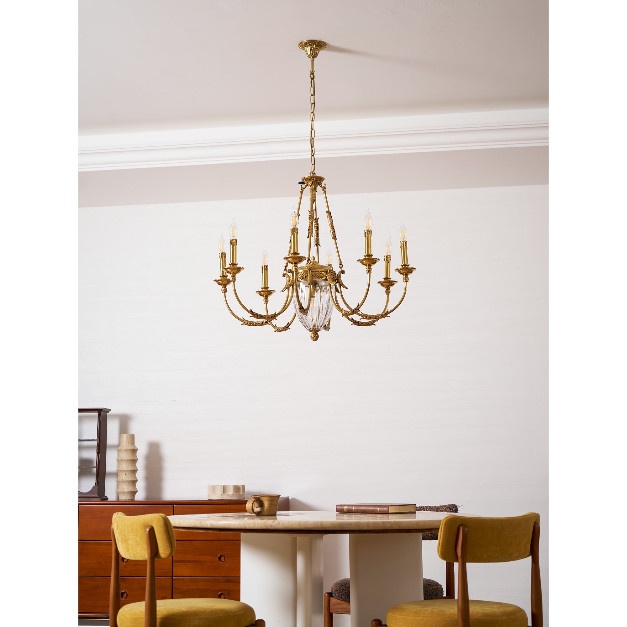 Ashford Brass Chandelier