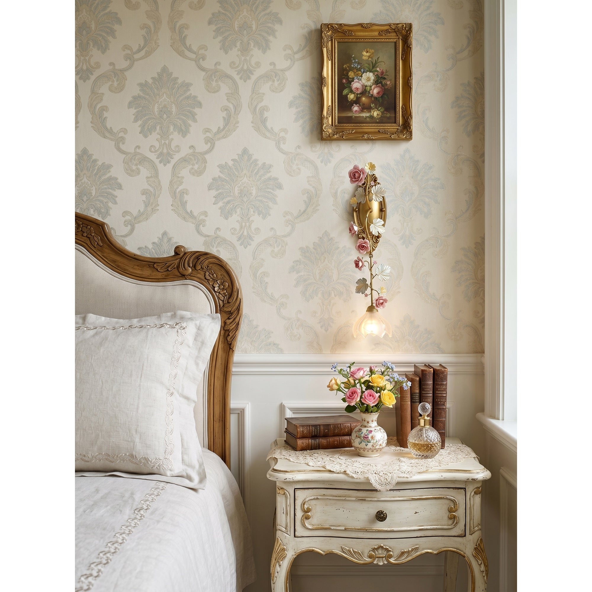 Floral Vine-Shaped Wall Sconce