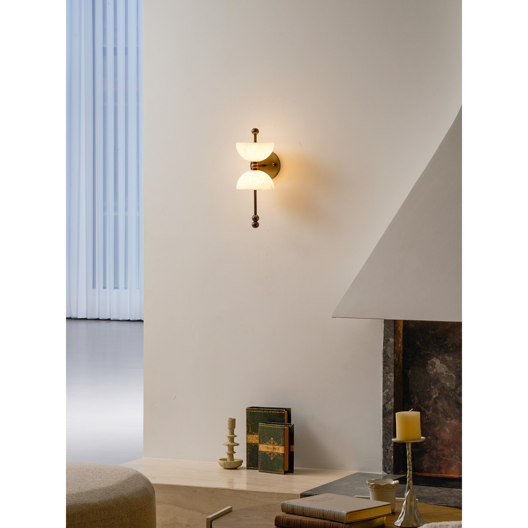 Lyra Alabaster Wall Lamp