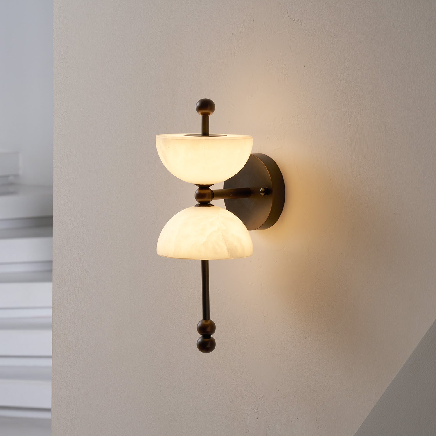 Lyra Alabaster Wall Lamp