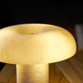 Load image into Gallery viewer, Mushroom Type Alabaster Table Lamp
