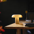 Load image into Gallery viewer, Mushroom Type Alabaster Table Lamp

