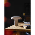 Load image into Gallery viewer, Mushroom Type Alabaster Table Lamp
