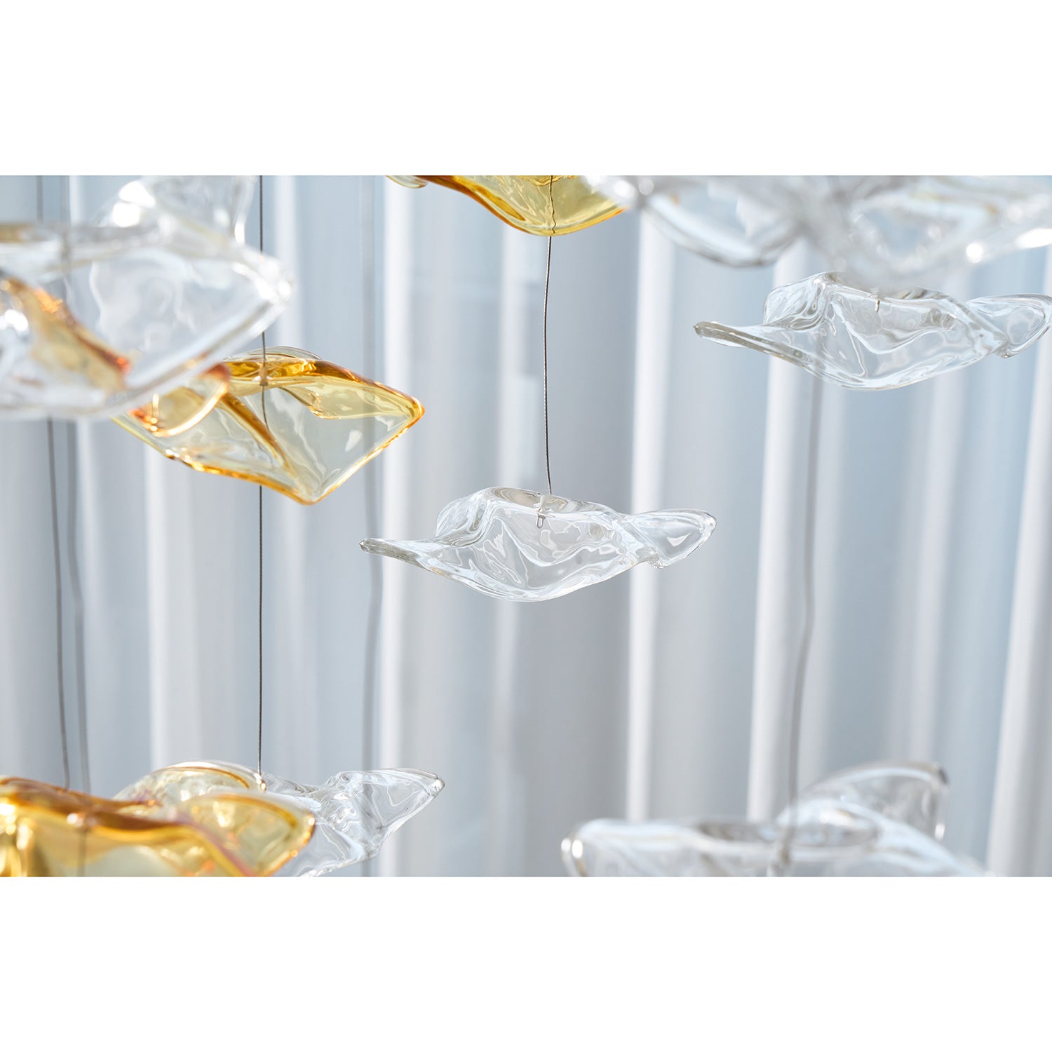 Tidal Art Glass Chandelier