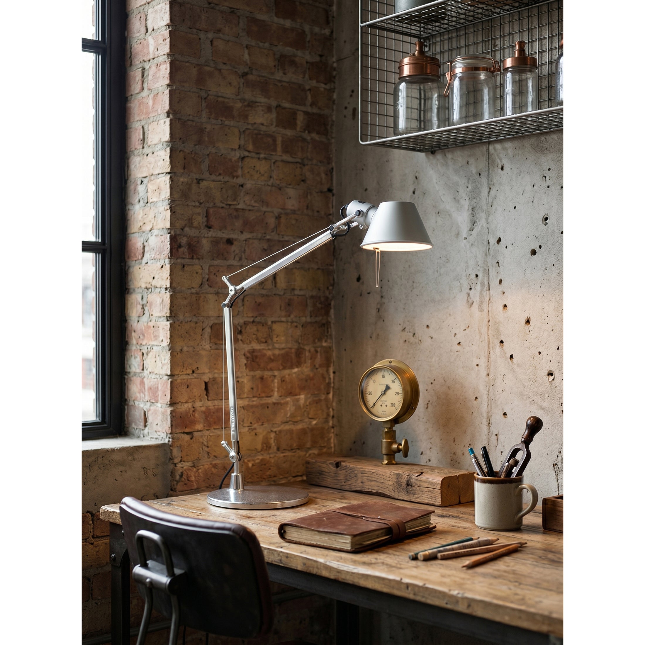 Articulated Aluminum Desk Lamp