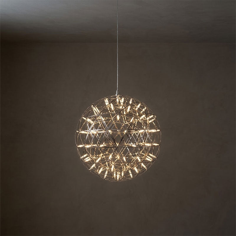 Geodesic LED Sphere Pendant Light