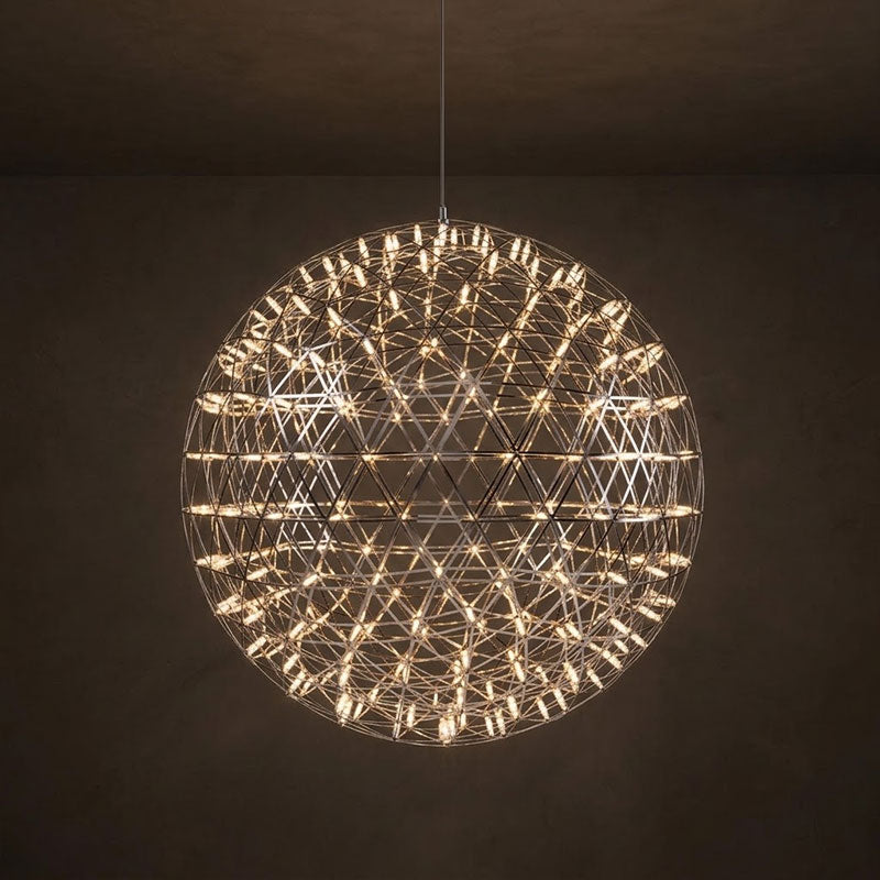 Geodesic LED Sphere Pendant Light
