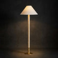 Load image into Gallery viewer, Sterling Travertine Floor Lamp
