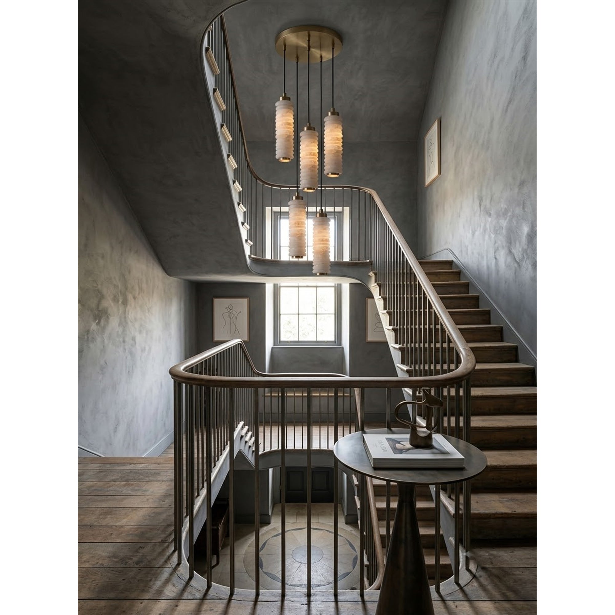 Payson Alabaster Cluster Chandelier